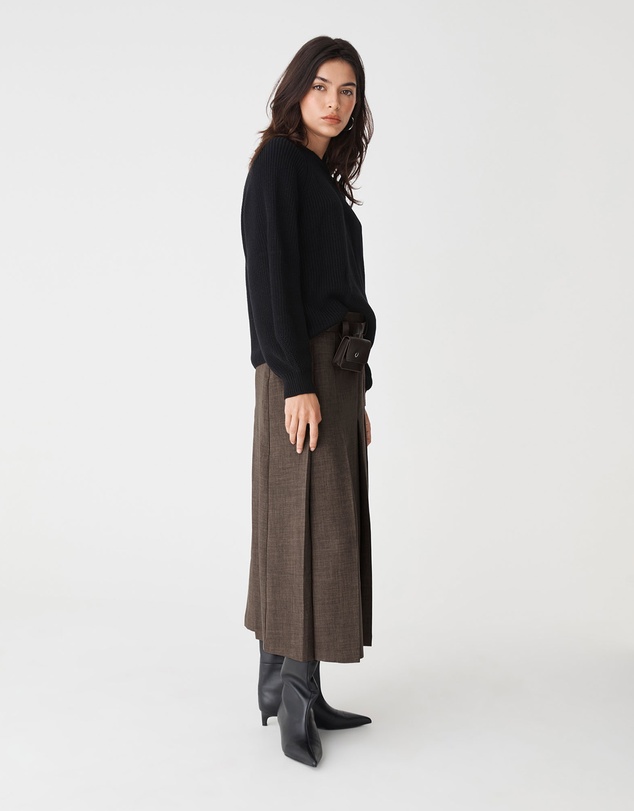 Forcast - Evelyn Pleated Skirt