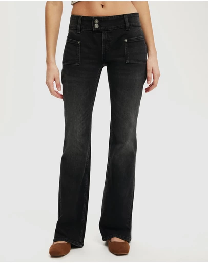 Cotton On - Low Rise Bootcut Jeans