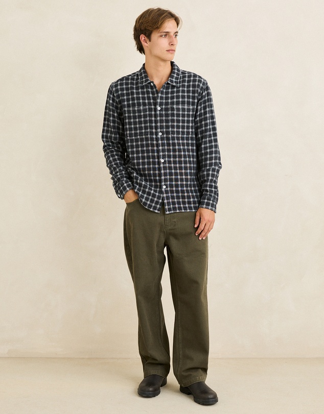 Rhythm - Jacquard Check LS Shirt