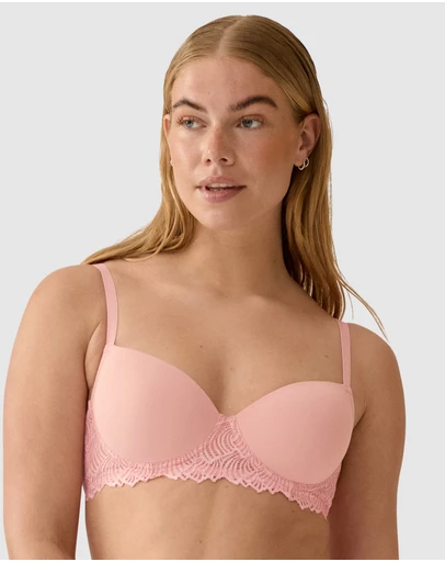 Naturana - Friday Wired Balconette T-Shirt Bra With Lace