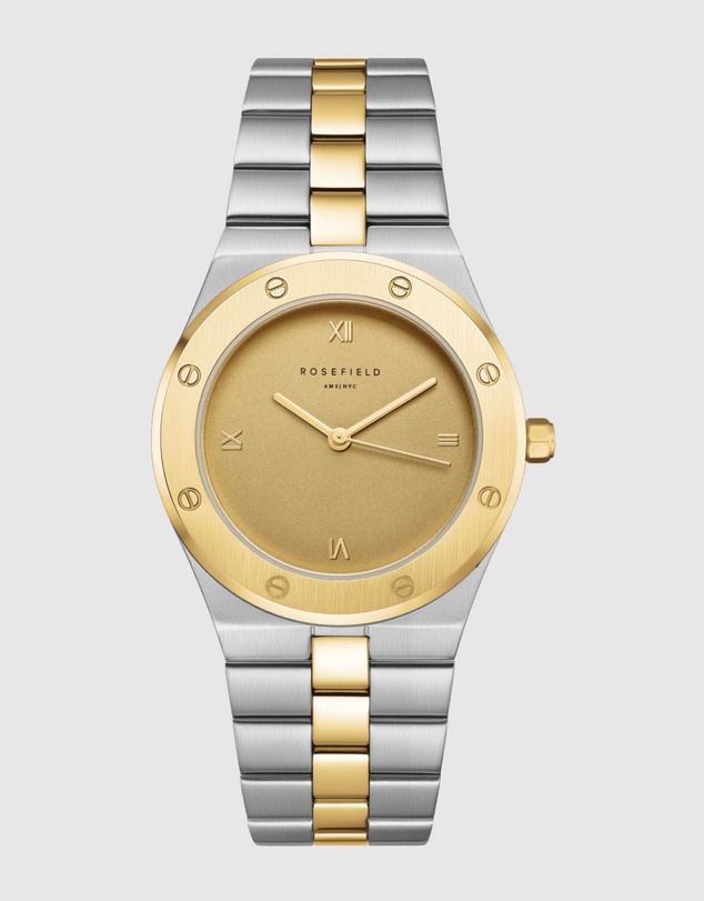 Rosefield - Rose Matte Duotone Gold Silver Bracelet Watch