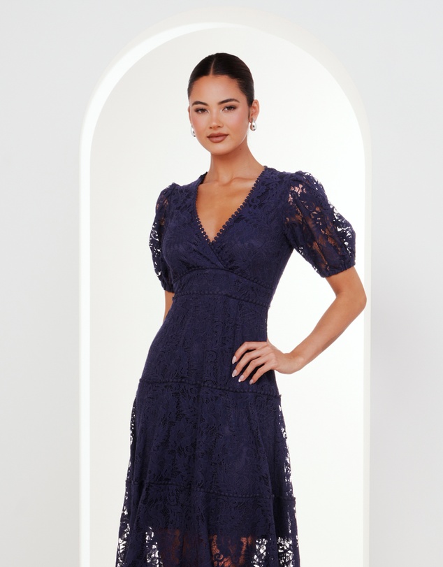 Pilgrim - Everett Puff Sleeve Maxi