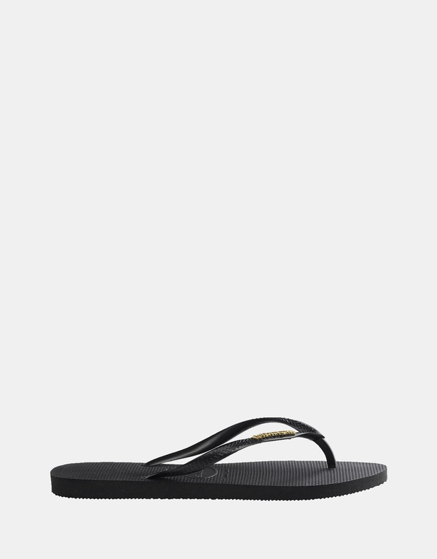 Havaianas - Slim Metal Logo Thongs - Women's