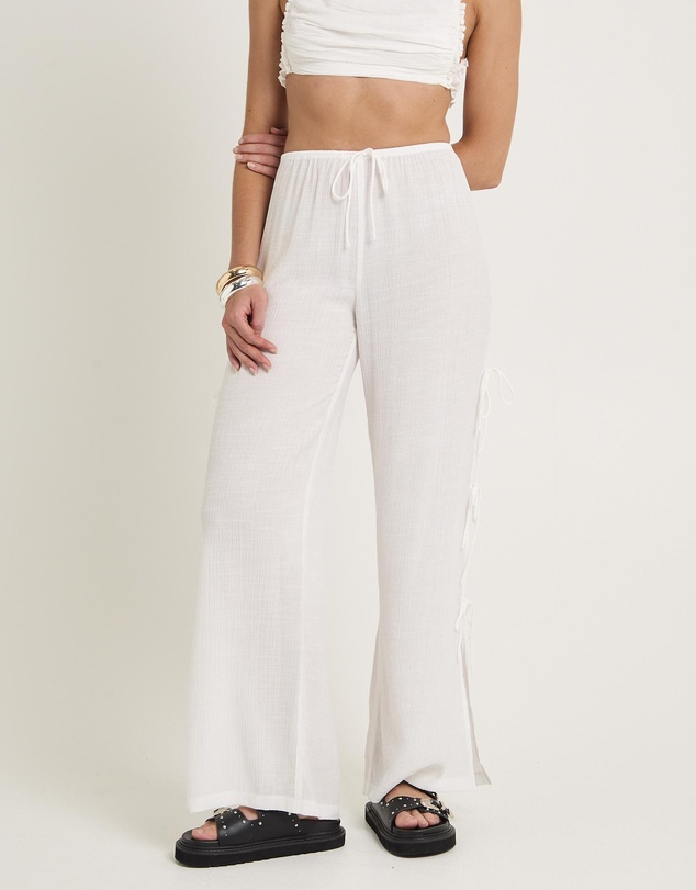 Subtitled - Macie Tie Side Bow Pants