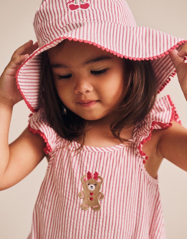 Huxbaby - Gingerbread Frill Playsuit - Babies