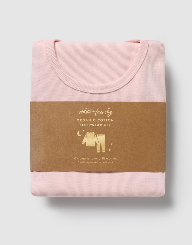 Wilson & Frenchy - Organic Rib Long Sleeved Pyjamas - Kids
