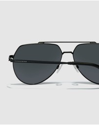 Hawkers Co - HAWKERS - Polarized Black SHADOW Sunglasses for Men and Women UV400