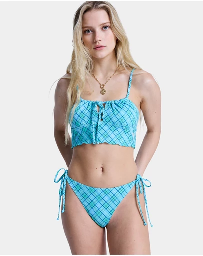 Roxy - Womens Printed Essentials Hi Leg Tanga Bikini Bottom