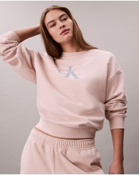Calvin Klein Jeans - Monologo French Terry Relaxed Sweatshirt