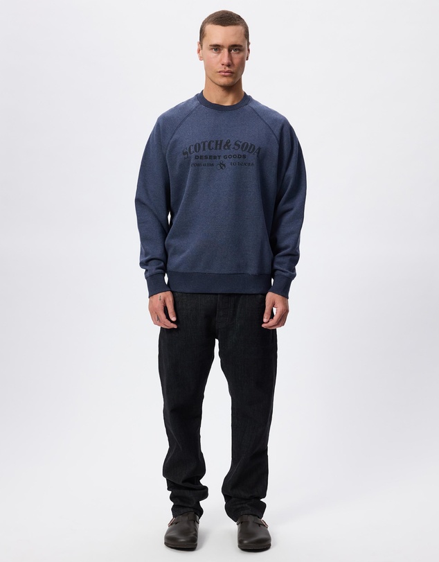 Scotch & Soda - Front Artwork Relaxed-Fit Sweatshirt