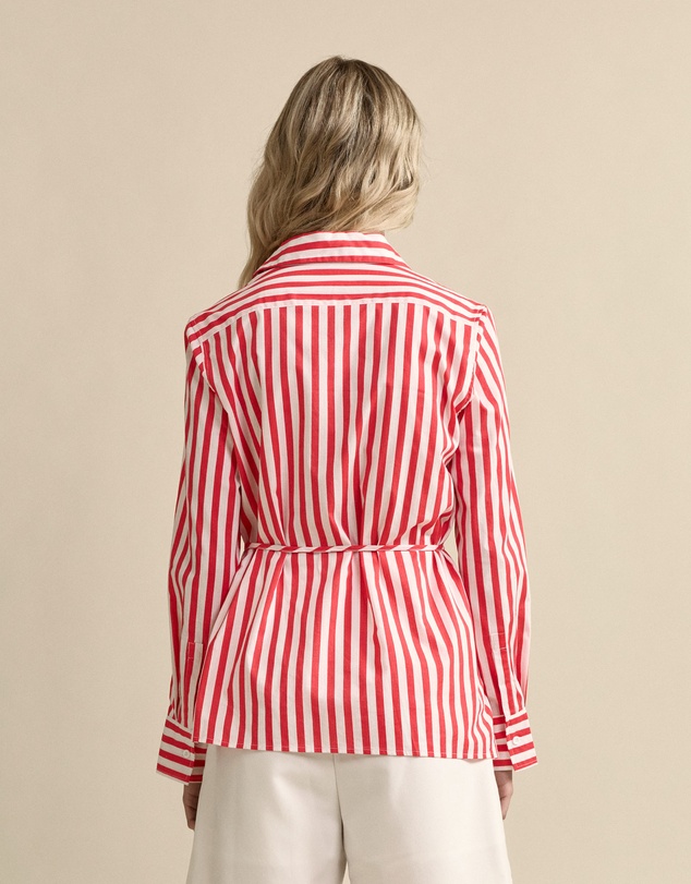 MVN - Stripe Tie Up Shirt