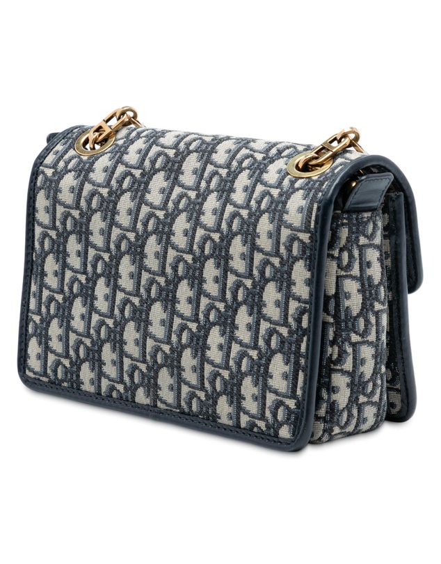Pre-Loved by Azura Reborn - Pre-Loved Oblique Canvas CD Lock Chain Flap Crossbody