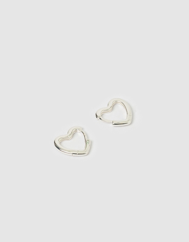 Arms Of Eve - Sweetheart Silver Earrings - Small