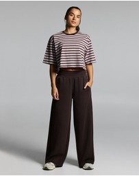 Rockwear - Stripe Boxy Hip Length Tee