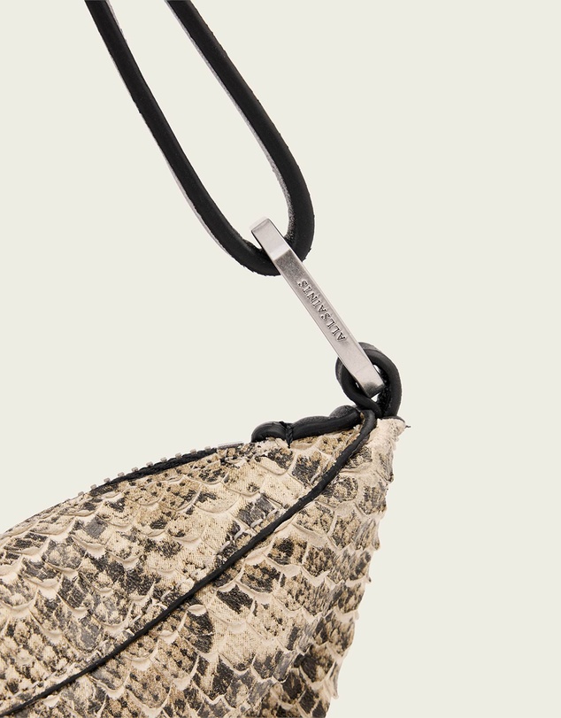 AllSaints - Luna Micro Snake Bag