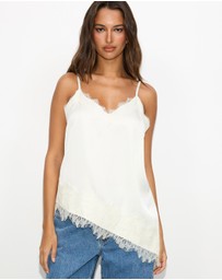 Dazie - Camille Lace Top