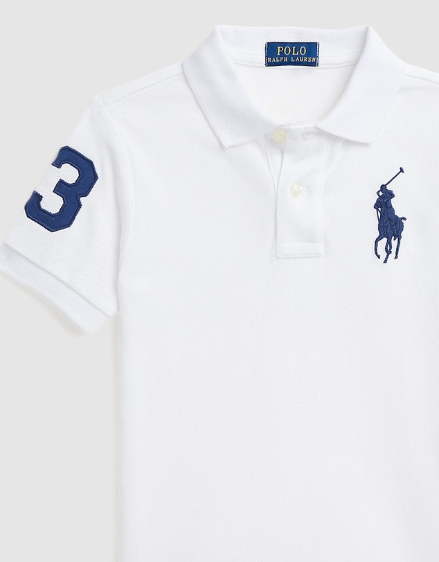 Polo Ralph Lauren - Big Pony Cotton Mesh Polo Shirt - ICONIC EXCLUSIVE - Babies-Teens