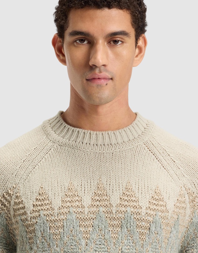 BOSS - Relaxed-Fit Sweater With Knitted Pattern