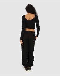 Belle & Bloom - Perfect Match Cargo Trackpants