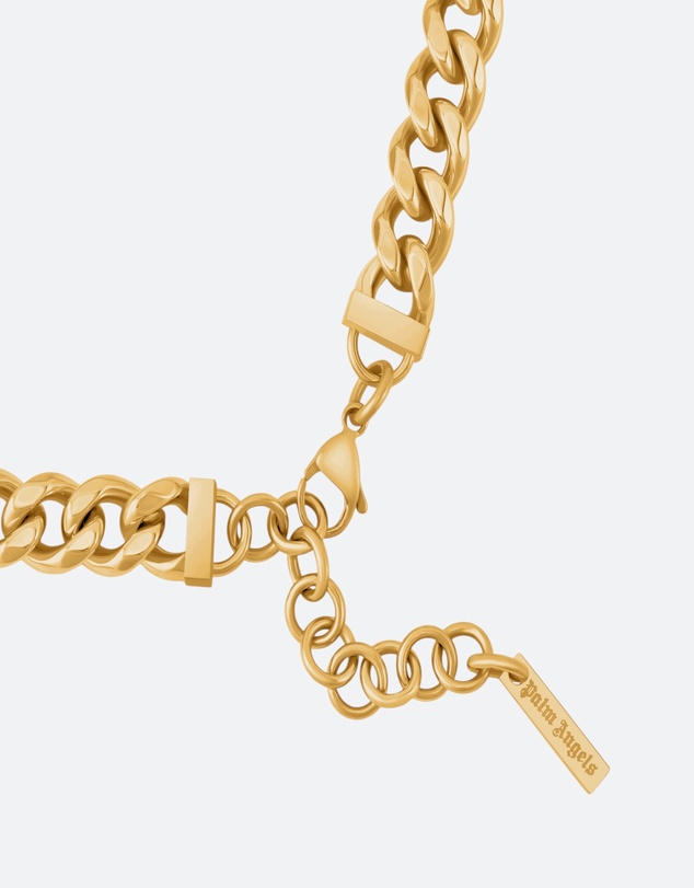 Palm Angels - Martino GP Plaque Chain Necklace