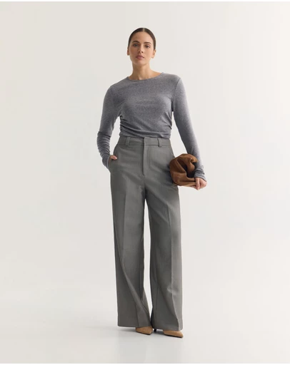 Oxford - Lucy Fine Wool Knit Top