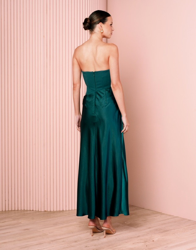 Azzurielle - Janecia Corset Midi Dress