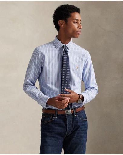 Polo Ralph Lauren - Custom Fit Striped Oxford Shirt