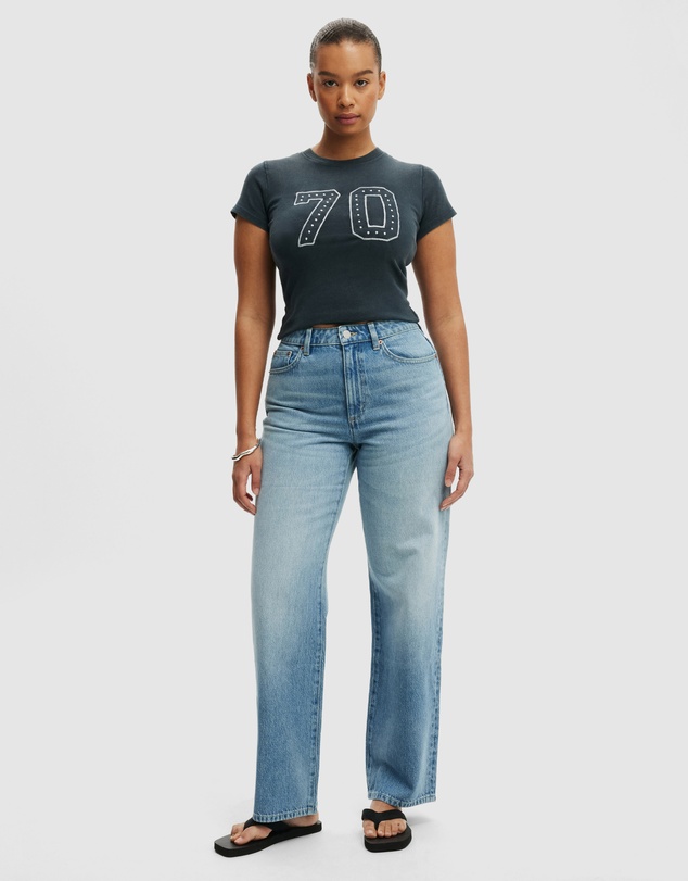 Cotton On - Curvy 91 Straight Jeans