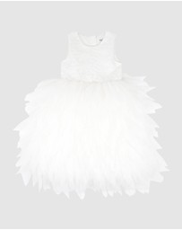 Bebe by Minihaha - Waterfall Tulle Dress Ankle Length 3-7 Yrs