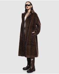 Lioness - Moss Faux Fur Coat