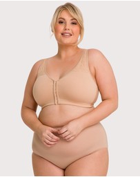 Ava & Audrey  - Ava & Audrey Hannah Cotton Wire-free Front Opening Bra