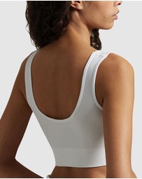 Polo Ralph Lauren - Ribbed Wireless Cropped Tank Top Bra
