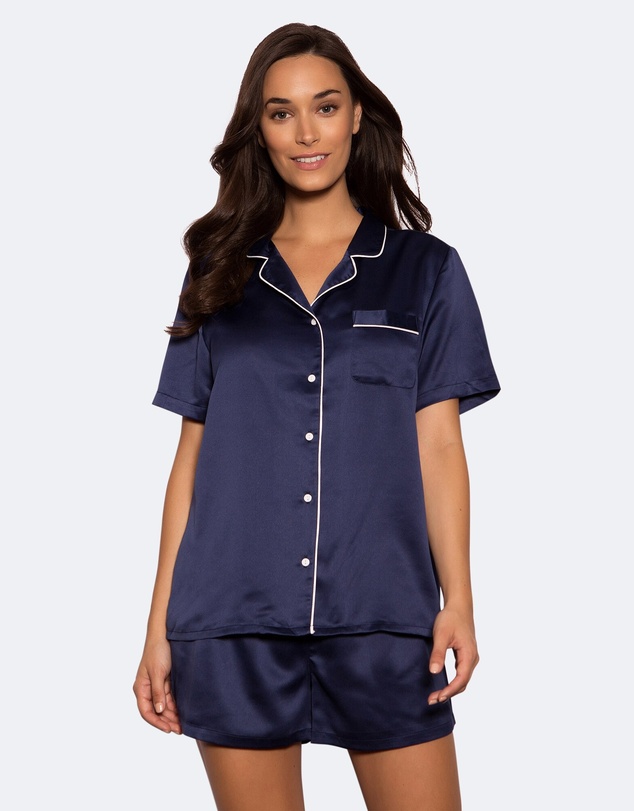 Bras N Things - Liquid Satin Short Pj Set
