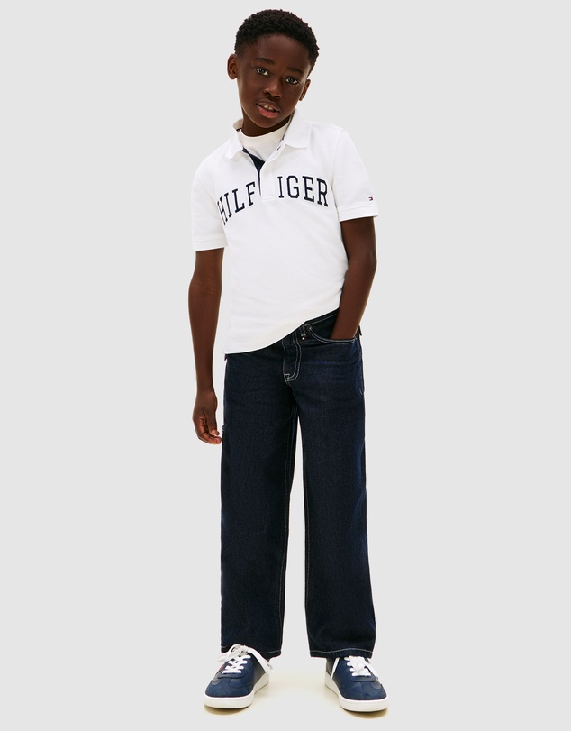 Tommy Hilfiger - Boys Regular Fit Textured Polo Shirt - Teens