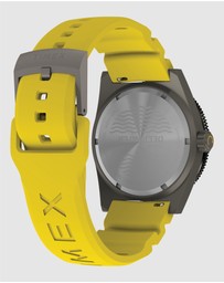 TIMEX - Deep Water Reef 200 SST Black Dial Yellow Rubber Strap