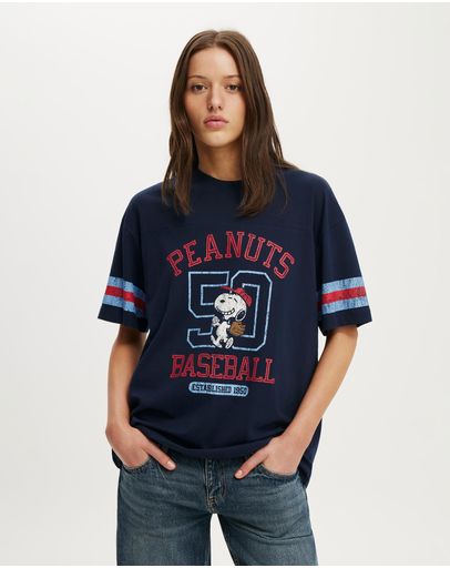 LCN PEA SNOOPY BASEBALL  SHADOW NAVY