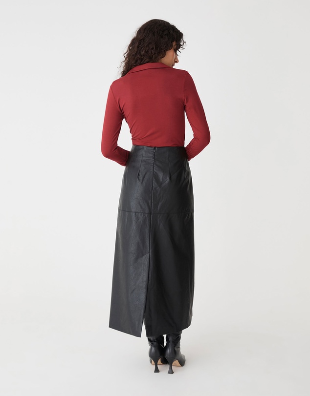 Forcast - Solene Bamboo Wrap Top