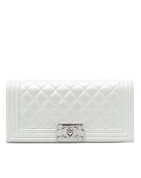 Pre-Loved by Azura Reborn - Pre-Loved Quilted Lambskin Boy Flap Clutch