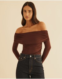 Atmos&Here - Off Shoulder Bamboo Top