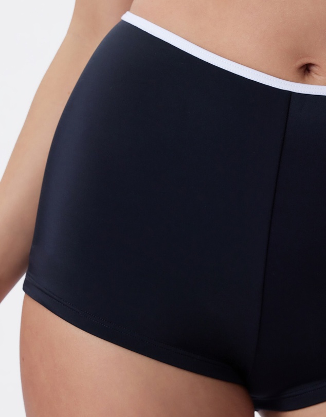 Bras N Things - Skye Shortie Bikini Bottom - Black