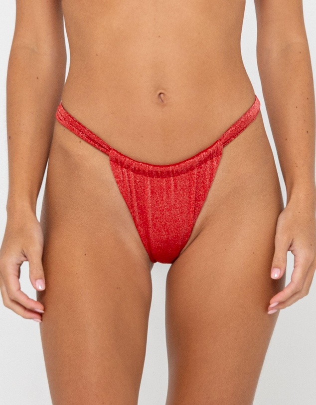 Rusty - Shimmy String Side Brazilian Bikini Bottom
