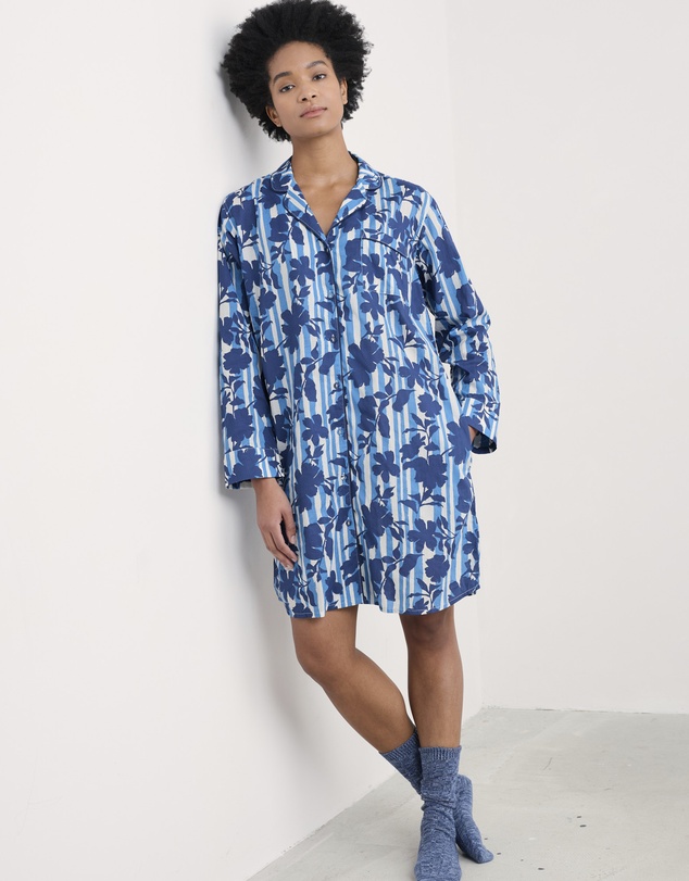 Seasalt - Seasalt Cornwall Blue Dawn Air Nightshirt