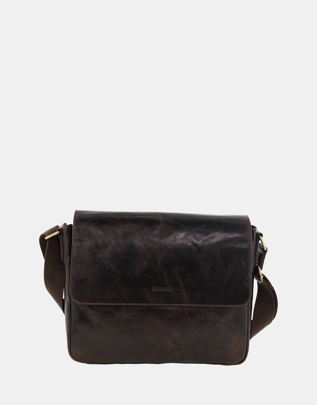 Pierre Cardin - Pierre Cardin Men's Leather Classic Messenger/Computer Bag