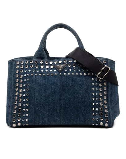 Pre-Loved by Azura Reborn - Pre-Loved Denim Canapa Bijoux Satchel