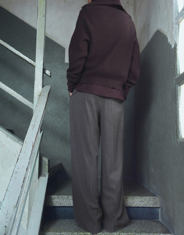 M.N.G - Pleated Wide Leg Trousers