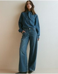 Outland Denim - Melrose Mid Baggy Jean