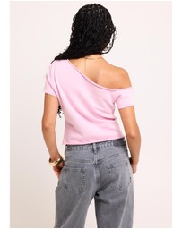 Neon Hart - College One Shoulder Top