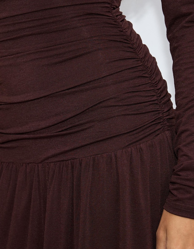 Dazie - She's All That LS Jersey Maxi Dress