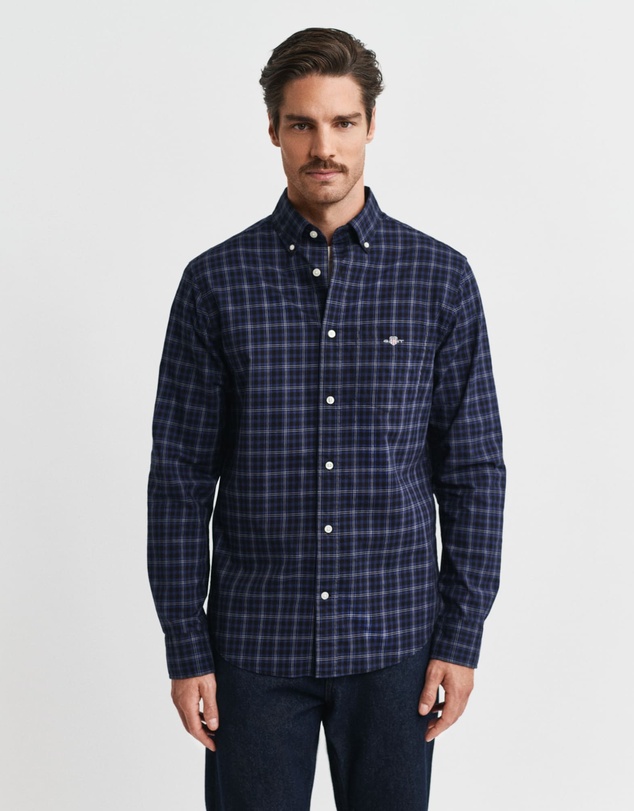 Gant - Regular Fit Classic Checked Poplin Shirt