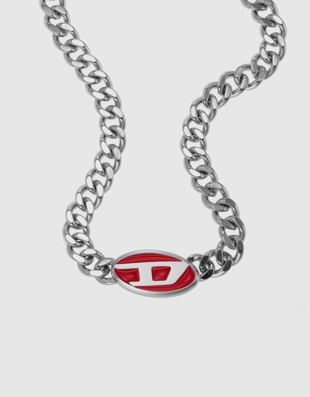 Diesel - Steel Silver Tone Necklace